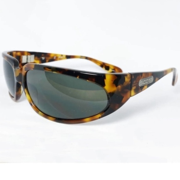 Rare Japan SCOTT Z RAY Professional Japan Ski Cycling Sunglasses Leopard Black - Picture 10 of 16